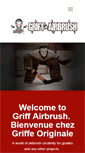 Mobile Screenshot of griffairbrush.com
